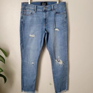 EUC EL VALOR EXPLORE HIGH RISE RAW HEM JEANS SIZE 29